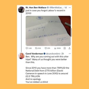 Carol Vorderman Instagram - TWITTER ROUND UP 

The Tories are pumping out their missives on Twitter.

I feel the need to respond sometimes.

😉😉

Not long now
