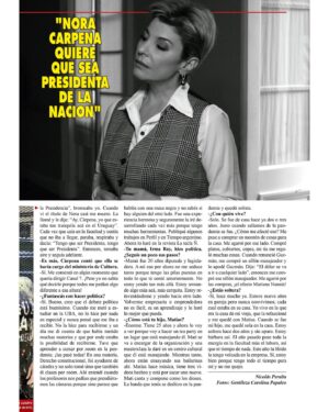 Carolina Papaleo Instagram - Gracias @peralta_nico por tan hermosa nota para revista pronto 😍

Después de 12 años hablamos de la vuelta de “Yo adivino el Parpadeo”, mi felicidad que hoy me digan “Licenciada en Ciencia Política” y todos los proyectos que vienen por delante! 

Encontra en Revista Pronto la nota completa 🙌🏾