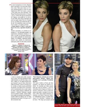 Carolina Papaleo Instagram - Gracias @peralta_nico por tan hermosa nota para revista pronto 😍

Después de 12 años hablamos de la vuelta de “Yo adivino el Parpadeo”, mi felicidad que hoy me digan “Licenciada en Ciencia Política” y todos los proyectos que vienen por delante! 

Encontra en Revista Pronto la nota completa 🙌🏾