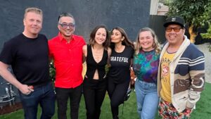 Carolina Ravassa Instagram - I feel so lucky to have this OW family;) So supportive in all our endeavors. 
And we dragged @davidmenkin into some fun. 💕

#torbjorn #echo #symmetra #zenyatta #lucio #hanzo #breach #raze #rampart #overwatch #valorant #apexlegends #finalfantasyxvi