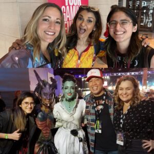 Carolina Ravassa Instagram - Guys…!! We had met @valeriarodriguezvo BEFORE #Venture came along!!! I just found that out today!!! And so we meet again!! What a lovely day at @dreamhack with @ow_esports !!! 
See you tomorrow! 
#symmetra #sombra #overwatch #esports #voiceactors #gaming