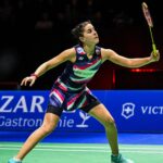 Carolina Marín Instagram - One more final! Thanks for all your support! Let's go‼️ Una final más! Gracias por vuestro apoyo! Vamos!!! 🇨🇭🔥 📸 @badmintonphoto_official #PuedoPorquePiensoQuePuedo
