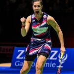 Carolina Marín Instagram - One more final! Thanks for all your support! Let's go‼️ Una final más! Gracias por vuestro apoyo! Vamos!!! 🇨🇭🔥 📸 @badmintonphoto_official #PuedoPorquePiensoQuePuedo