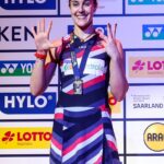 Carolina Marín Instagram - European Champion! 🥇🥇🥇🥇🥇🥇🥇🥇 Tough week and tough match against @kirstygilmour 💙 Thanks for all your support once again, this is also yours 🙏 Una semana dura y un partido difícil contra Kirsty Gilmour 💙 Gracias por vuestro cariño una vez más, esto también es vuestro 🤜🤛 📸 @badmintonphoto_official #PuedoPorquePiensoQuePuedo