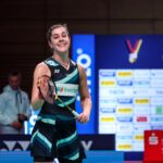 Carolina Marín Instagram - Another final at the European Championships! Just one more step! 🏸 Una final más en el Europeo! Sólo un paso más! 💪 📸 @badmintonphoto_official #PuedoPorquePiensoQuePuedo