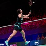 Carolina Marín Instagram - Another final at the European Championships! Just one more step! 🏸 Una final más en el Europeo! Sólo un paso más! 💪 📸 @badmintonphoto_official #PuedoPorquePiensoQuePuedo