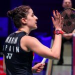 Carolina Marín Instagram - 𝗦𝗘𝗠𝗜𝗙𝗜𝗡𝗔𝗟𝗦 #ec24‼️ Let's go for another match tomorrow! 💪 Vamos a por otro partido mañana! 🙌 📸 @badmintonphoto_official #PuedoPorquePiensoQuePuedo
