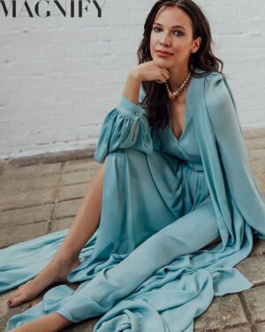 Caroline Ford Instagram - Thank you @magnifycollective for including me in your latest edition!! The magazine and community around it is one of my favourite discoveries of the last few years! I feel so excited to be a part of it. It’s a magazine for women who have or are interested in exploring faith alongside fashion and feminism ✨. 
  If you are interested in learning more about what this amazing community are doing there is a link in my bio.  Edition 6 of #MagnifyMagazine @magnifycollective
Photographer: @carlaguler
Stylist: @hannahbeckstylist
Hair Stylist:@stefanbertin
Makeup Artist: @sashalvaoneill