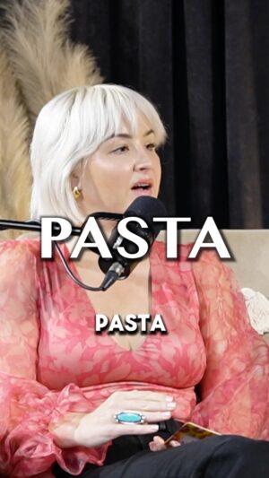 Caroline Hobby Instagram - 🚨BONUS EPISODE🚨 Don’t Cut Your Pasta!!! Listen folks, @iammaggierose ain’t playing when it comes to pasta!! Tune in now to @getrealcarolinehobby to hear Maggie answer some BURNING QUESTIONS🔥