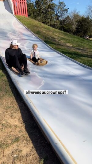 Caroline Hobby Instagram - Maybe we’ve gotten it all wrong as grownups? Maybe we should release the pressure? Release the expectations? Maybe we should look for magic instead? Maybe our children are here to teach us?