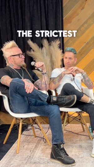 Caroline Hobby Instagram - LISTEN NOW!🎙️ Jeremy & Ajay Popoff of the band “Lit” on this episode of Get Real. 

The brothers talk about how they began attending Iron Maiden concerts and metal shows at a young age. They knew early on that they wanted to be rockstars and the two brothers eventually achieved that dream with the iconic song “My Own Worst Enemy.” The guys talk about their unique rise to fame, parenting style (it may surprise you!) and how they’ve evolved since becoming fathers and more!