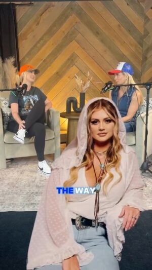 Caroline Hobby Instagram - CAROLINE MUNSICK is the ultimate blue jean baby! Today on @getrealcarolinehobby, this queen talks about marrying @ianmunsick wearing jeans in their breath taking Mountain Wedding! Tune in now to wherever you listen to podcasts to hear @carolinemunsick talk about the road she and Ian have travelled to become one of Country Music’s newest power couples! Love this lil baddie so much, she really shows us that drive, perseverance, vision, heart, talent and commitment to staying in your own lane can go all the way when you put your mind to it!