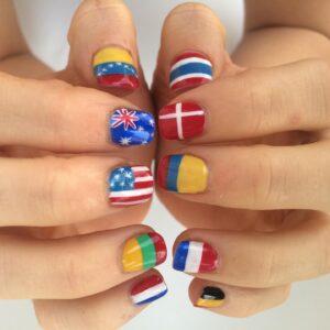 Caroline Buchanan Instagram - Goodluck to everyone competing @uci_cycling BMX World  Championships this week!! 🌈 🌎 
Traveling to the world champs each year..my fondest memories were swapping the Australian Jersey with other countries, painting my nails worlds theme, hearing the #aussieAussieaussie fans & representing your country!! 

Enjoy the moment to everyone competing @2024bmxworlds 
#bmx #bmxracing #bmxracinglife #ucicycling #ucibmxsx #bmxworlds #rockhillsc #rockhillworldchampionship #rockhill2024 

>>>>> swipe my bmx journey
