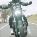 Caroline Buchanan Instagram - You just got to roll with it… 🚲 🏍️💨 @harleyaustralia