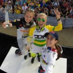 Caroline Buchanan Instagram - Goodluck to everyone competing @uci_cycling BMX World Championships this week!! 🌈 🌎 Traveling to the world champs each year..my fondest memories were swapping the Australian Jersey with other countries, painting my nails worlds theme, hearing the #aussieAussieaussie fans & representing your country!! Enjoy the moment to everyone competing @2024bmxworlds #bmx #bmxracing #bmxracinglife #ucicycling #ucibmxsx #bmxworlds #rockhillsc #rockhillworldchampionship #rockhill2024 >>>>> swipe my bmx journey