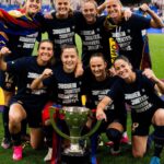 Caroline Graham Hansen Instagram – Proud moment to win La Liga! 🏆🏆🏆🏆! #soyculé