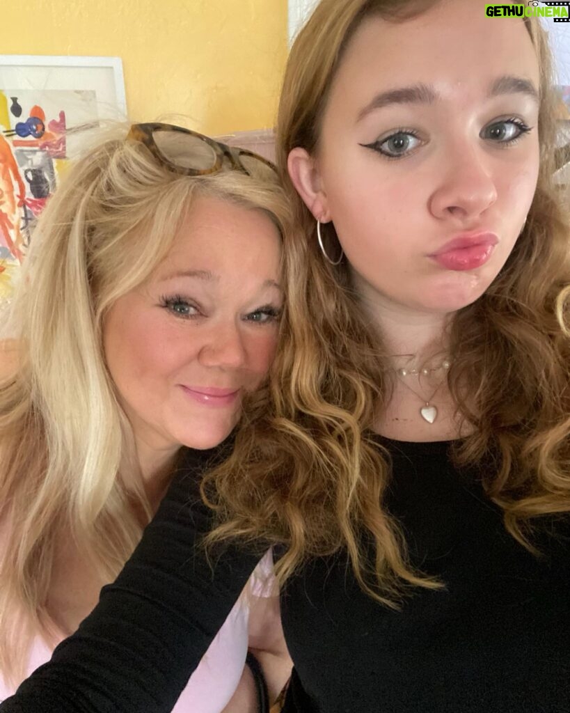 Caroline Rhea Instagram - How does time go by so quickly? I want you to know that I was in labor less time that it took me to figure out how to post this. Happy Birthday my most beloved Avie. I love you more than the limit of words. You are so hilarious and smart and I love you more than anything even when I ask you to do something and you ask if you can get back to me in 5-7 business days. Thank God you were born and you picked me. It’s also technically Stella’s Birthday. I let her eat one of your Birthday cards.