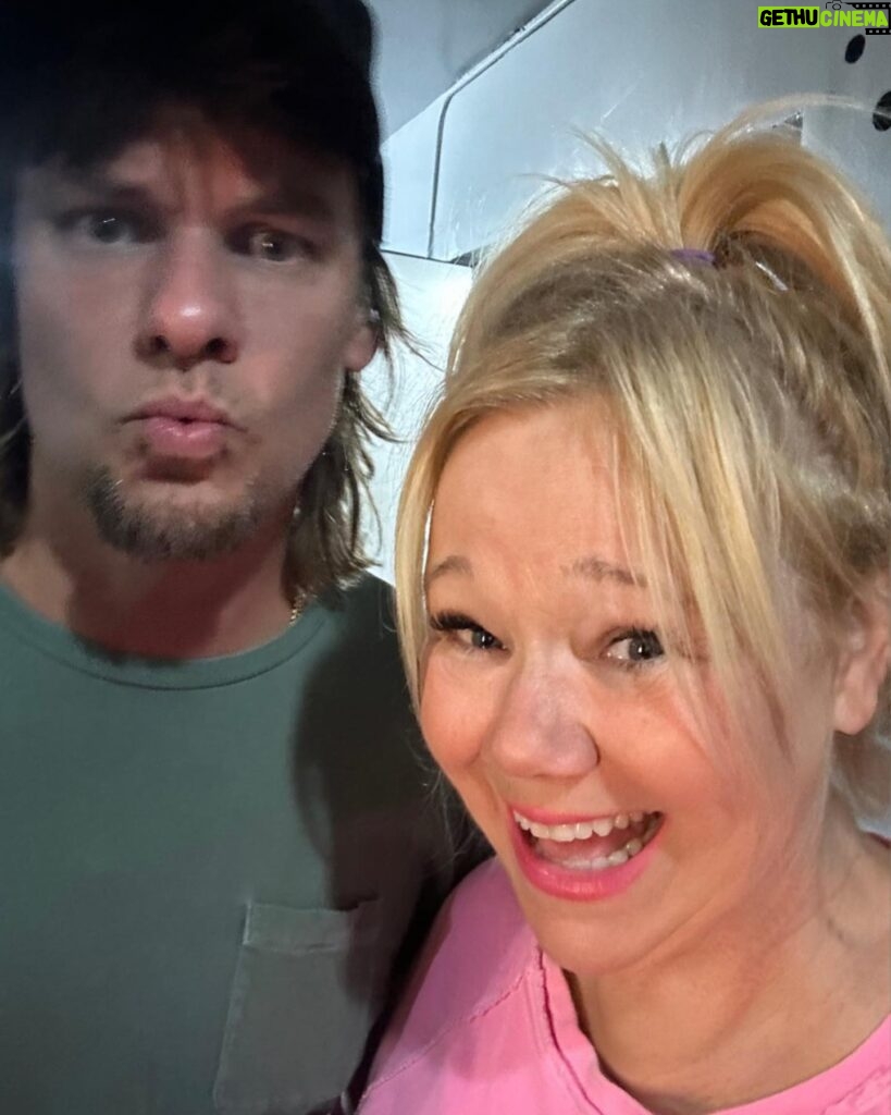 Caroline Rhea Instagram - The last 24 hours…. 1. I saw Conan walking down the street and rolled down the window and just said, “Get in” and he did. 2. I met hilarious @theovon @thecomedystore . The mullet works 3. I went upstairs to see @therealjeffreyross and met @dd Dane who is the actor who plays monsters actual monsters like in @guardiansofthegalaxy and he’s 6’8” and he was with @nikolajwilliamcw who couldn’t have been nicer. I didn’t say anything stupid like “Are you the Brad Pitt of Denmark” I’m sorry I never watched the show” He said,”That’s okay neither did my wife” And then I may have asked, “Did you get to fly a dragon?”Which you rarely get to ask people. 4. WTF did I drive over???? 5. Get your potato salad out of ice cream. Ewww