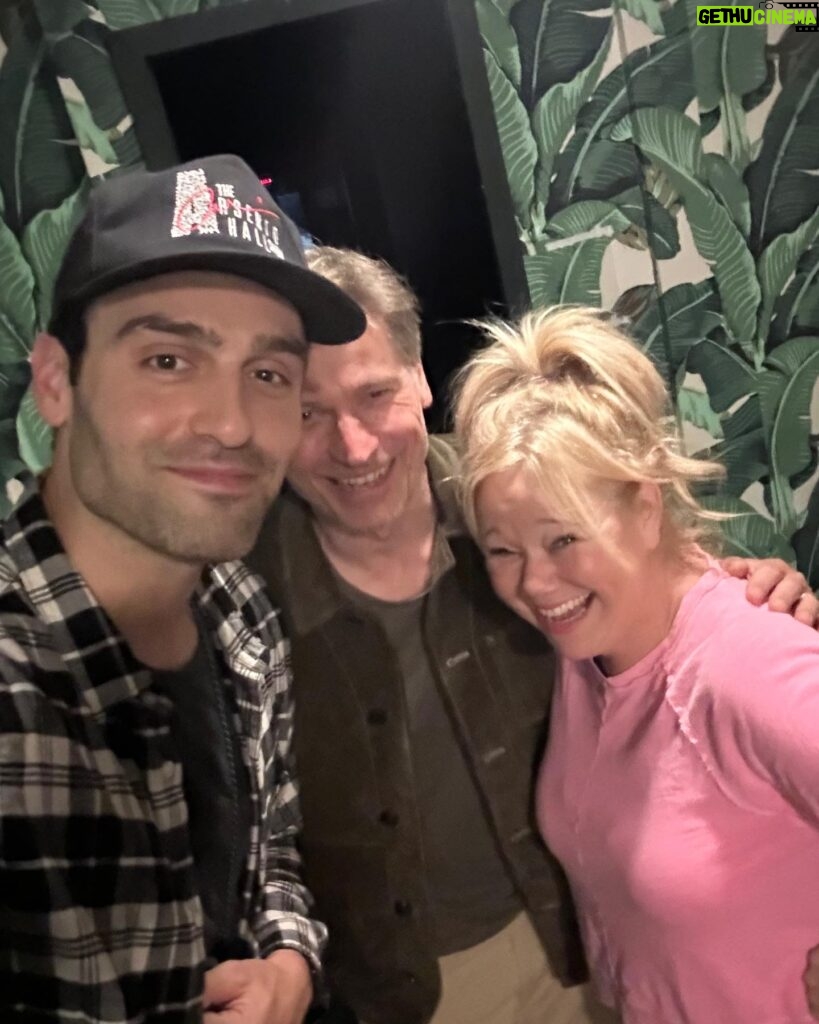 Caroline Rhea Instagram - The last 24 hours…. 1. I saw Conan walking down the street and rolled down the window and just said, “Get in” and he did. 2. I met hilarious @theovon @thecomedystore . The mullet works 3. I went upstairs to see @therealjeffreyross and met @dd Dane who is the actor who plays monsters actual monsters like in @guardiansofthegalaxy and he’s 6’8” and he was with @nikolajwilliamcw who couldn’t have been nicer. I didn’t say anything stupid like “Are you the Brad Pitt of Denmark” I’m sorry I never watched the show” He said,”That’s okay neither did my wife” And then I may have asked, “Did you get to fly a dragon?”Which you rarely get to ask people. 4. WTF did I drive over???? 5. Get your potato salad out of ice cream. Ewww