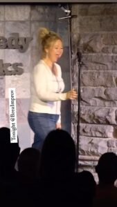 Caroline Rhea Instagram - Come see us tonight @breaimprov @kymwhitley is actually MY best friend @cjmarrinan @grifjames . All so funny #standup #funnyvideos #funny #weightloss #vagina #sabrinatheteenagewitch