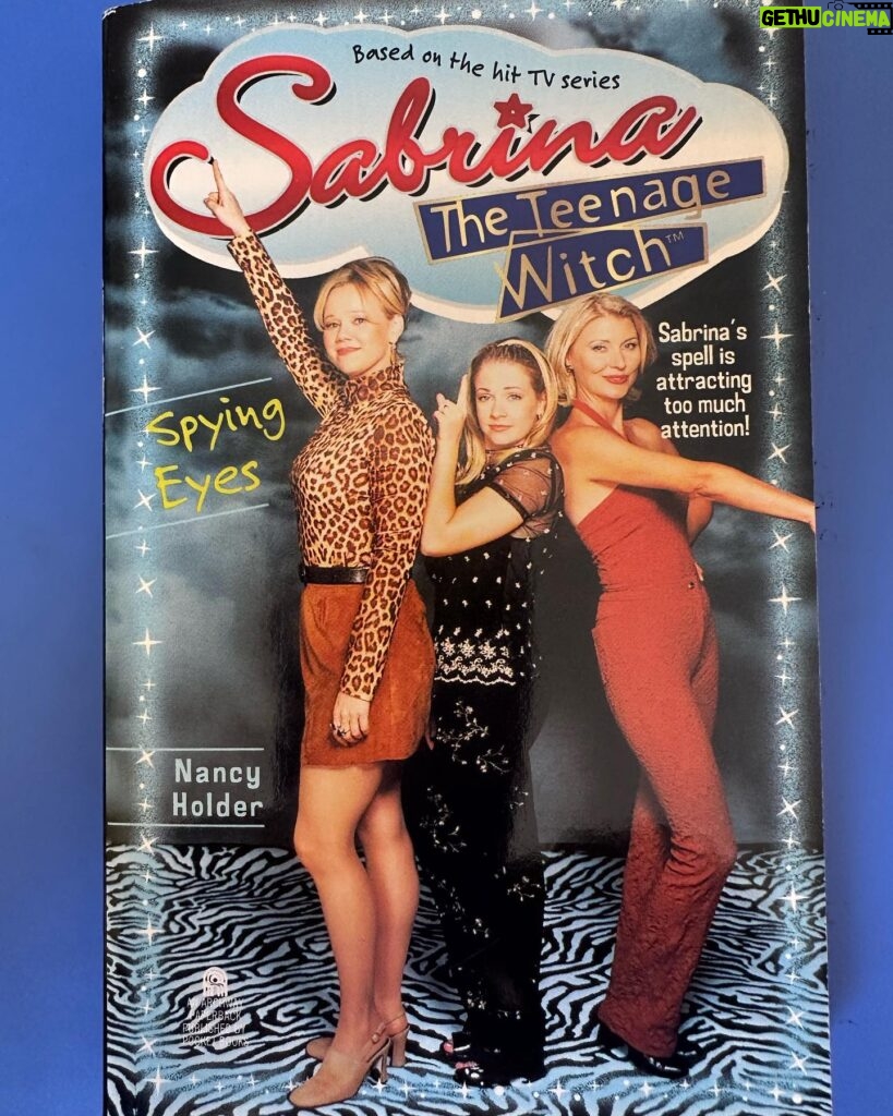 Caroline Rhea Instagram - Cleaning up has its perks. Witches and time fly! I mentioned ONCE that I liked animal prints and then became the spokesperson for faux fur and leopard print. I think the whole look is “on point” Bad witch pun. The Spellmans are brewing up some interesting things. Stay tuned.(Do people still say that?”) #BestWitches #90s #tgif #comedy #witches #witchesofinstagram #90sfashion #sabrinatheteenagewitch
