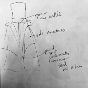 Caroline Sunshine Instagram - This gown is the vision of two 22-year-old women who found each other through a Google search. Thank you @mgarrison.design for taking a risk and creating a piece that boldly celebrates our right to publicly and passionately disagree with each other. May we all cherish the freedom to laugh at, think for, and speak for ourselves.