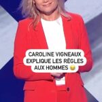 Caroline Vigneaux Instagram - « Alors j’aimerais maintenant m’adresser à toi, l’homme qui a peur du rouge. » Quand @carolinevigneaux explique les règles aux hommes 😂   « Caroline Vigneaux croque la pomme »