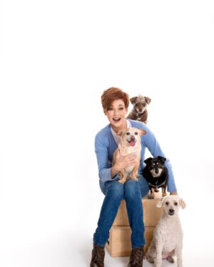 Carolyn Hennesy Instagram - Arbuckle, my beloved Spanky Gene, Liza Jane, Sophie Tucker and I are here to congratulate @lollypopfarm in Rochester, NY on their huge 150th anniversary. I invite you to help spread the word about Lollypop Farm’s milestone as they partner with the community to build a just and compassionate world for all animals. #lollypopfarm #lollypopfarm150 #animallovers #animal