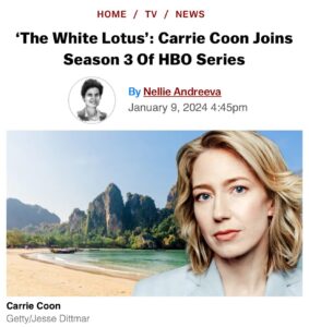 Carrie Coon Most Liked Photos and Posts
