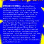Carrie Brownstein Instagram - What @carrie_rachel is into… 🎥 Albert Brooks movies 🎾 Pickleball 🎶 The music of Lightning Dust ▶️ Dear Joan and Jericha podcast 📖 ??? ~link in bio~ for the full post ⭐️