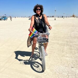 Casey Donovan Instagram - Burning Man Dump...Sun, Dust, Rain, Mud...Good times, good people, spectacular art and memories and stories for a lifetime 🥰💜🥰