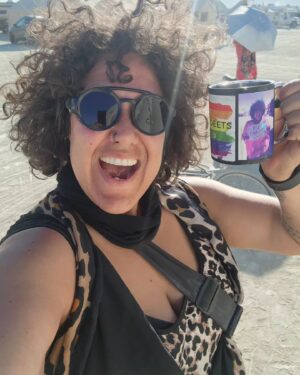 Casey Donovan Instagram - Burning Man Dump...Sun, Dust, Rain, Mud...Good times, good people, spectacular art and memories and stories for a lifetime 🥰💜🥰