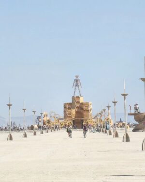 Casey Donovan Instagram - Burning Man Dump...Sun, Dust, Rain, Mud...Good times, good people, spectacular art and memories and stories for a lifetime 🥰💜🥰