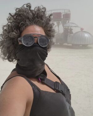 Casey Donovan Instagram - Burning Man Dump...Sun, Dust, Rain, Mud...Good times, good people, spectacular art and memories and stories for a lifetime 🥰💜🥰