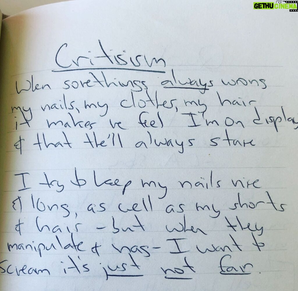 Casey Wilson Instagram - Occasionally there are poets who capture the hearts and minds of a nation and speak for a generation. I give you my childhood poem, “Criticism”