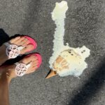 Casimere Jollette Instagram - it’s a @toryburch hot girl summer in the new Miller sandals 🍦🍦🍒