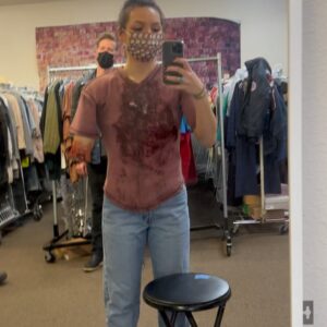 Cassady McClincy Instagram - This post is dedicated to Lydia’s arm… wherever it may be. The belly of a walker perhaps or still rotting in that trailer.♥️ @amcthewalkingdead