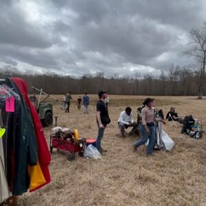 Cassady McClincy Instagram - Penultimate episode of @amcthewalkingdead is airing tonight! As you can see, this one was such a blast being covered in guts, yoga and games and naps and all the shenanigans at lunch, and a hell of a lot of hard work from everyone.♥️🤸🏻‍♀️ 

more to come after it airs to avoid spoilers😉👋🏼🤫