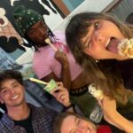 Cassady McClincy Instagram – Wet bangs in New York🧚🏼‍♀️
Lots of icecream, screaming for friends, icecream, screaming with friends, icecream, etc. 
New York, I love you, butilostmyvoicefromallthescreamingandlactose