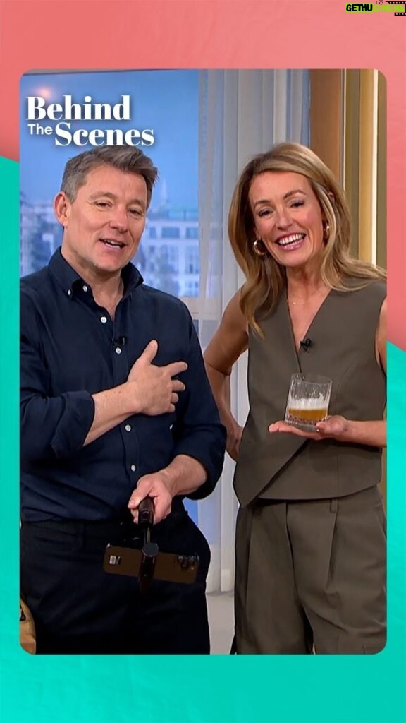 Cat Deeley Instagram - We couldn’t resist showing Ben and Cat the very first time they hosted the show in this exclusive behind-the-scenes clip! 🎬 #ThisMorning
