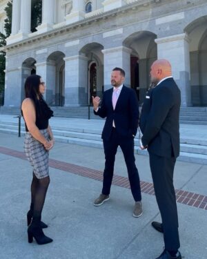Cat Zingano Instagram - Today was very successful the the California State Capitol! It was emotional, productive and such an honor to be there speaking on behalf of the fighters of the past, present and future. There was movement and even more ideas towards a better future for MMA fighters. The ball is rolling :)
Thanks @matthaneysf and @referee_mike_beltran for all you do and the camaraderie today. I can’t wait to see what’s next!