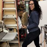 Cat Zingano Instagram – I’m adoring this woodworking class we have been taking at @wesleymichaelwoodworking here in San Diego.
I’ve been feeling pent up and decided to use this post Covid freedom to get back in the habit of doing hobby things once a week.
This week we learned how to make and oil a cutting board, a charcuterie board and how to pour resin. 🍖🧀🍇
A couple of these beauties will be small tables for my plants when they are done 🪴 
I want to eventually make a bench, a large floor mirror, a planter and how to frame pictures using live edge.

What have you made before in wood shop class? What would you find fun to make for yourself now?
This has been so fun, I want all my friends to come!

Check out http://Www.wesleymichael.com or hit up Trevor@wesleymichael.com to pick up a class!

#woodworking #walnuttable #wesleymichaelwoodworking #woodshop #chickswithwood