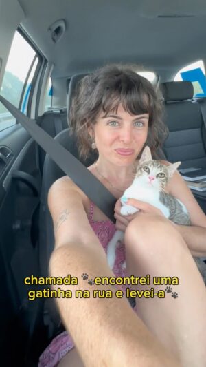 Catarina Perez Instagram - Esta gatinha deve ter passado por muuuito mas 3 primeiras semanas de vida, na rua ❤️‍🩹 Agora temos alguns mistérios para solucionar 🤞✨ Partilhem experiências nos comentários e boas energias no geral, pliziii 🥰 muito obrigada! 🧚‍♀️
