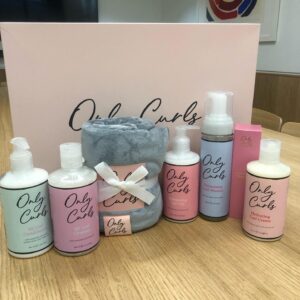 Catherine Bohart Instagram - I never ever thought I’d wear my curls proudly to TV or work events but I FINALLY like my mop. In no small part thanks to using @onlycurlslondon who sent me this heavenly haul! #gifted (the shampoo not the hair)