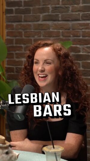 Catherine Bohart Instagram - Not another one! #LesbianBar #comedypodcast #lesbianclub #hackney #lacamionera #londonlife #lgbtpodcast