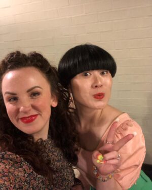 Catherine Bohart Instagram - Just had the utter honour of opening for @atsukocomedy at the tremendous @hackneyempire What a dream! She’s kind AND so so bloody funny! I’ve never seen a comedian start a show and have everyone from the first second. Plus, her pre-show meal was mashed potato, take my whole ❤️ What a magical week I’ve had - lucky me 🍀