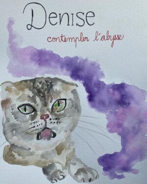 Catherine Ethier Instagram - Mes trois aquarelles-coucou en l’honneur de la douce Denise, le mine suprême de @mariloubiz ♥️🍓 #cetteabsoluemerveille #unpeucropéestoutcroche @bonsoirbonsoirrc