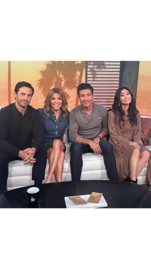 Catherine Haena Kim Instagram - It’s a good thing my character, Emma, is a much better liar than me in irl 🤣 Thanks for having us on Access Daily Mario & Kit. What a blast 🎉