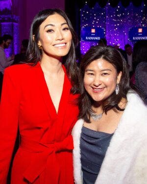 Catherine Haena Kim Instagram - Inaugural Radiance Gala✨✨ Thank you @capeusa for a beautiful night celebrating API women and non-binary achievements in entertainment. Inspired by all the honored powerhouses and excited for the possibilities ahead. Special s/o to the icon I get to call Mama Kim for being my OG ride or die #allhail #caperadiance 💫
