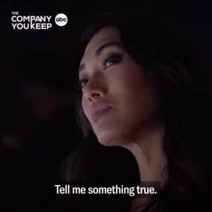 Catherine Haena Kim Instagram - Things aren’t always what they seem to be, are they? … #TheCompanyYouKeep, premiering February 19 on ABC. See you there. 💋